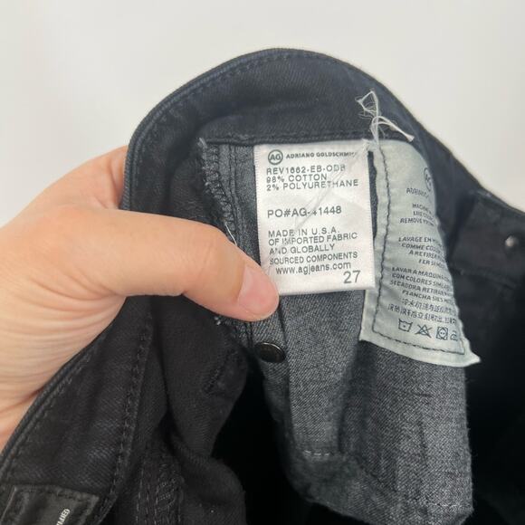 AG Adriano Goldschmied The Jodi Cropped Slim Flare Jeans Embroidered - Picture 7 of 7